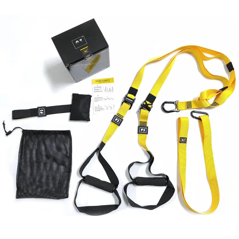 Home Use P3-Trx Fitness Suspension Training Belt Navy Hanging System Resistance Bands for Exercise Fitness