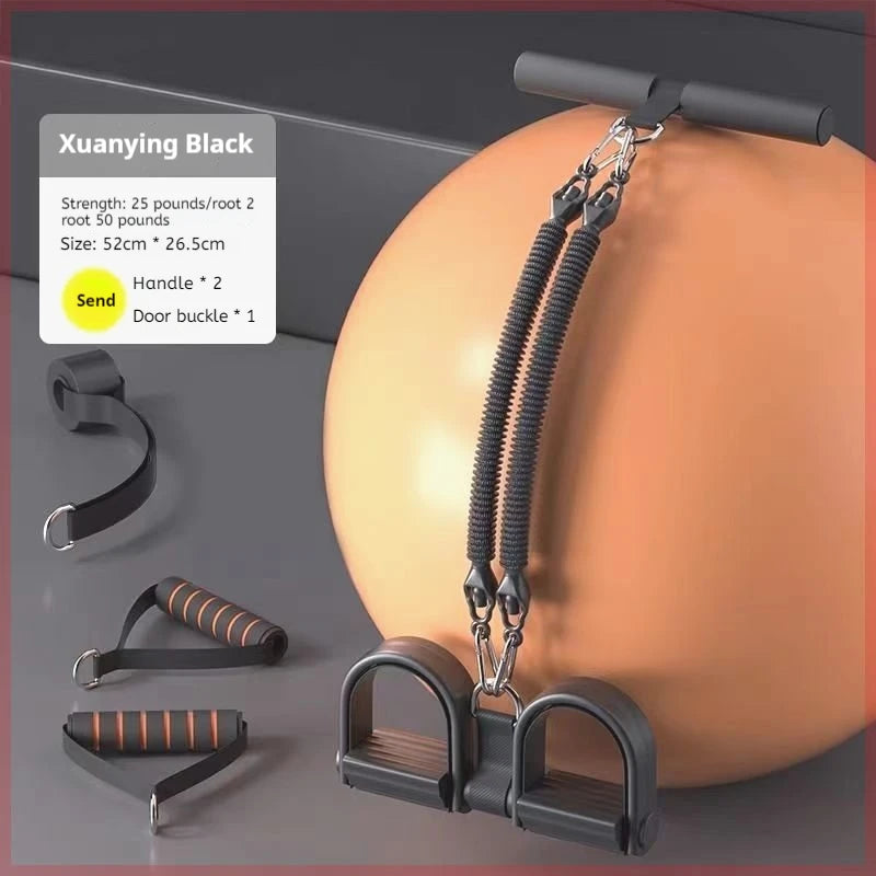 Pedal Tension Rope Back Abdominal Waist Strength Training Pull Rope Gym Equipment Hand Expander