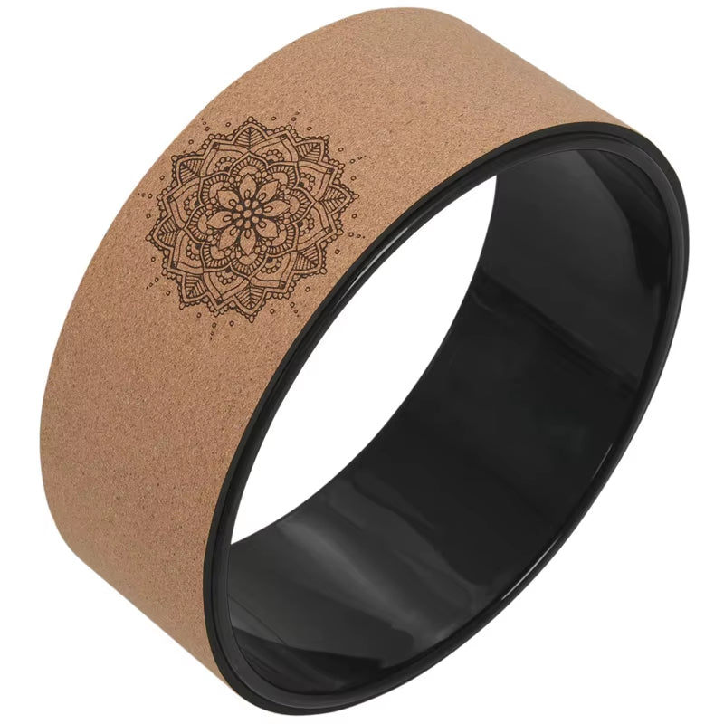 Hot Wood Yoga Wheel Pilates and Buddha Lotus Professional Tpe Yoga Circle Gym Exercise Back Training Tool Bodybuilding Fitness