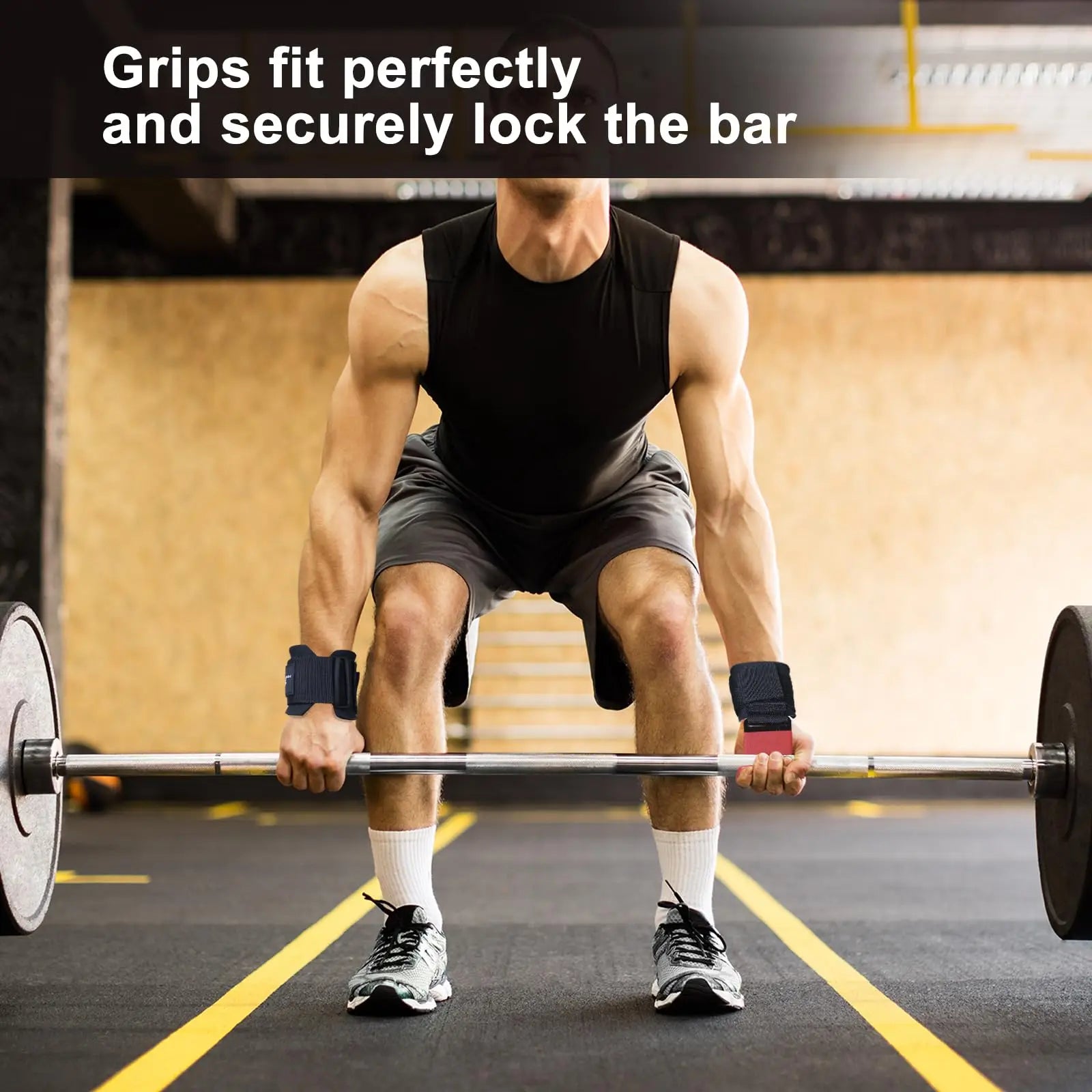 2Pcs Lifting Hook: Lifting Hook Wrist Strap Hand Grip Support Hard Pull Lifting Fitness Gloves for Men and Women
