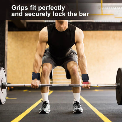 2Pcs Lifting Hook: Lifting Hook Wrist Strap Hand Grip Support Hard Pull Lifting Fitness Gloves for Men and Women