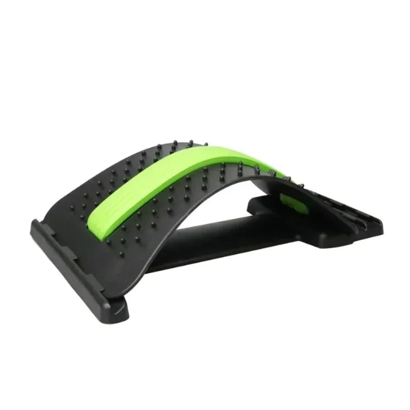 Back Stretcher Massager Multi-Level Adjustable Massager Waist Neck Fitness Lumbar Cervical Spine Support Pain Relief Fitness