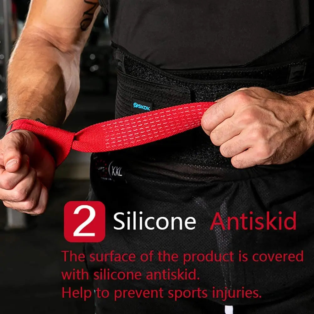2PC/4PC/3PAIR Weightlifting Gym Anti-Slip Sport Safety Wrist Straps Weight Lifting Wrist Support Crossfit Hand Grips Fitness