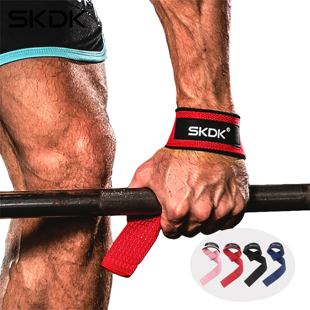 2PC/4PC/3PAIR Weightlifting Gym Anti-Slip Sport Safety Wrist Straps Weight Lifting Wrist Support Crossfit Hand Grips Fitness
