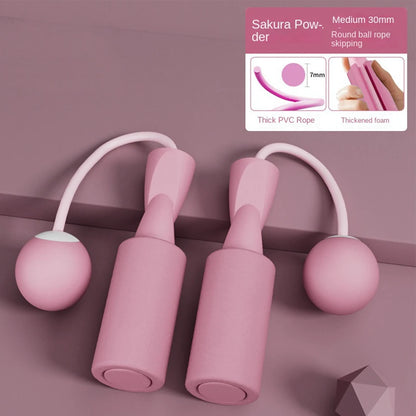 L71A Cordless Ball Skipping Rope Wireless Weighted Ball Skipping Rope Wireless Slimming Skipping Rope