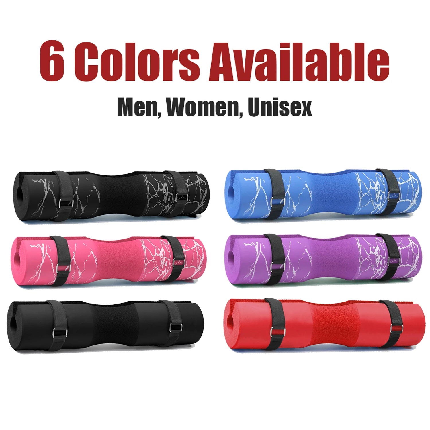 1Pc/1Pair Squat Pad Barbell Pad for Squats Lunges Hip Thrust , Neck Shoulder Protective Pad Support Foam Sponge Bar Pad