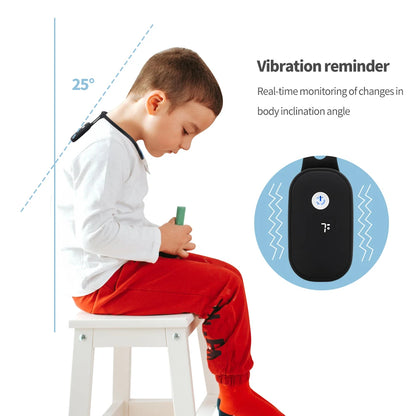 Smart Posture Corrector for Adult Kid Realtime Monitoring Anti-Humpback Neck Back Hump Posture Training Correction Device Health