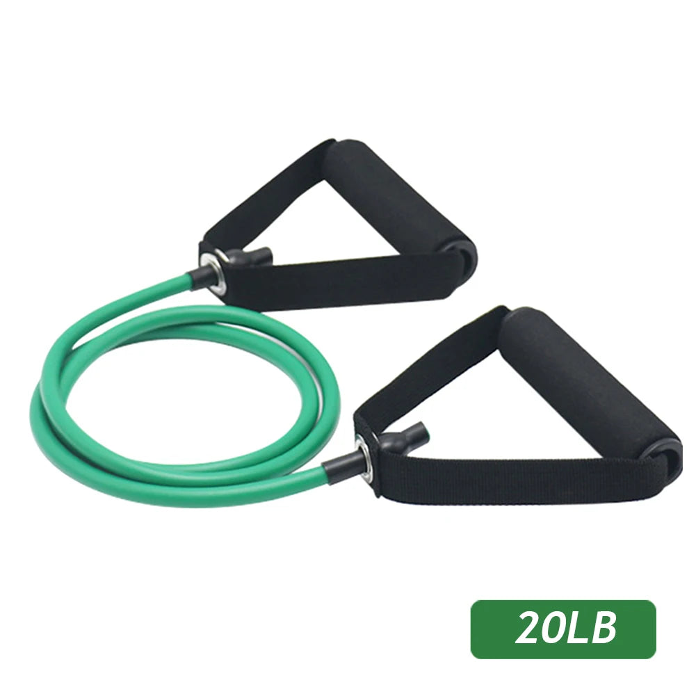1.2M Yoga Pull Rope TPE Fitness Training Resistance Bands Fitness Gum Elastic Rubber Expander Workout Exercise Equipment Band