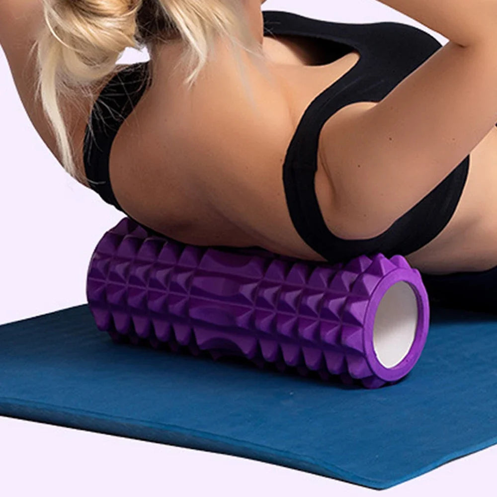 Foam Massage Roller, Hollow Yoga Column, Fitness Equipment for Muscle Massage, Physiotherapy and Sports Rehabilitation, 1Pc