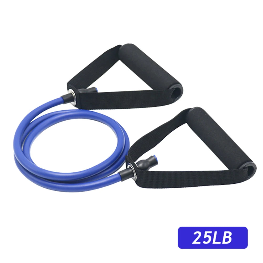 1.2M Yoga Pull Rope TPE Fitness Training Resistance Bands Fitness Gum Elastic Rubber Expander Workout Exercise Equipment Band