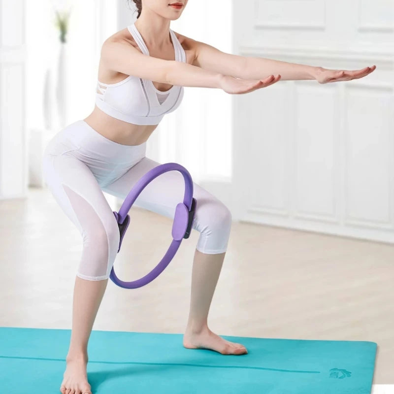 Yoga Fitness Pilates Ring Yoga Ring Open Back Ring Magic Ring Pelvic Floor Muscle Training Yoga Supplies Pilates Ring