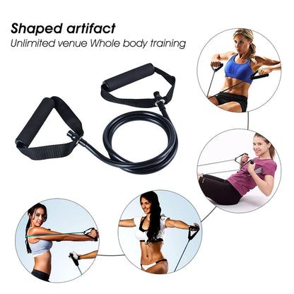 1.2M Yoga Pull Rope TPE Fitness Training Resistance Bands Fitness Gum Elastic Rubber Expander Workout Exercise Equipment Band