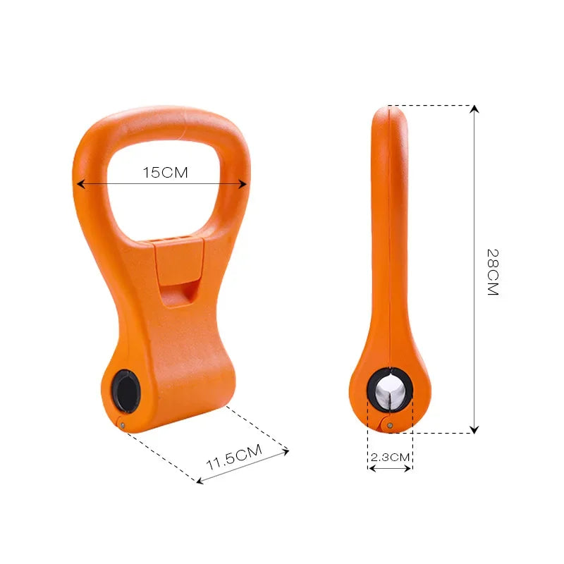 Adjustable Kettlebell Grip Kettle Bell Weight Exercise Easy Carry Men Women Weights Gym Bodybuilding Fitness Equipment Dumbbell