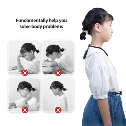 Smart Posture Corrector for Adult Kid Realtime Monitoring Anti-Humpback Neck Back Hump Posture Training Correction Device Health