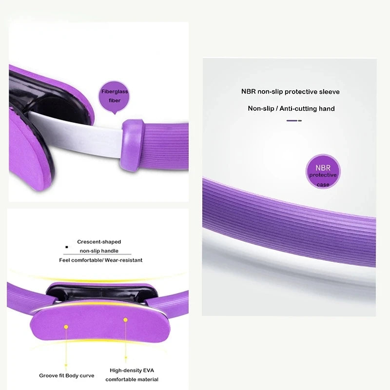 Yoga Fitness Pilates Ring Yoga Ring Open Back Ring Magic Ring Pelvic Floor Muscle Training Yoga Supplies Pilates Ring