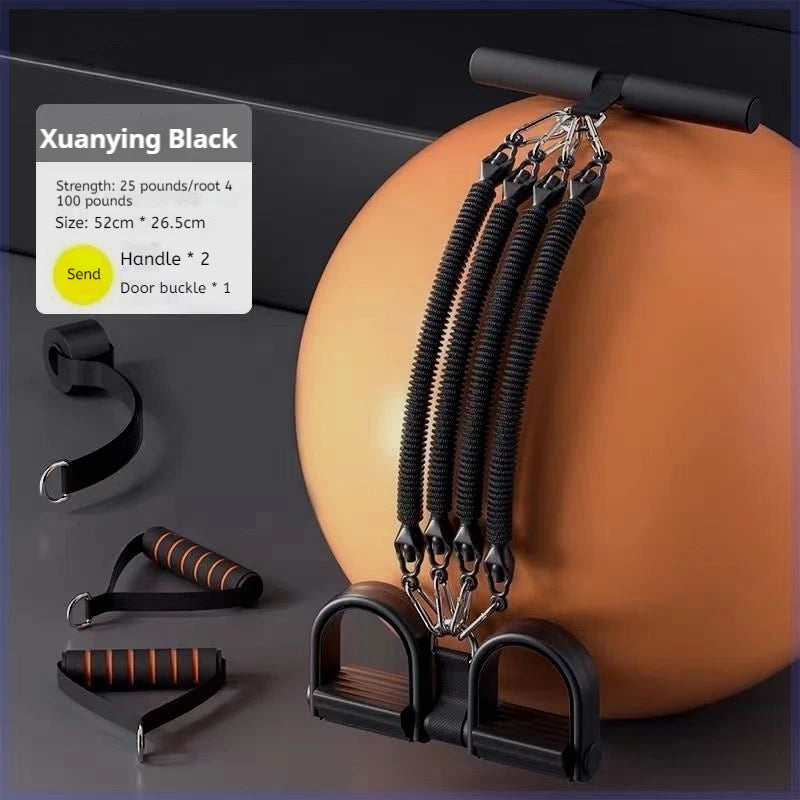 Pedal Tension Rope Back Abdominal Waist Strength Training Pull Rope Gym Equipment Hand Expander