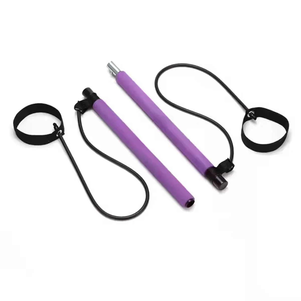 A95G Multifunctional Pilates Stick Yoga Equipment Fitness Elastic Resistance Band Household Stretch Elastic Rope Belt