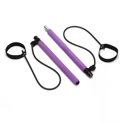 A95G Multifunctional Pilates Stick Yoga Equipment Fitness Elastic Resistance Band Household Stretch Elastic Rope Belt