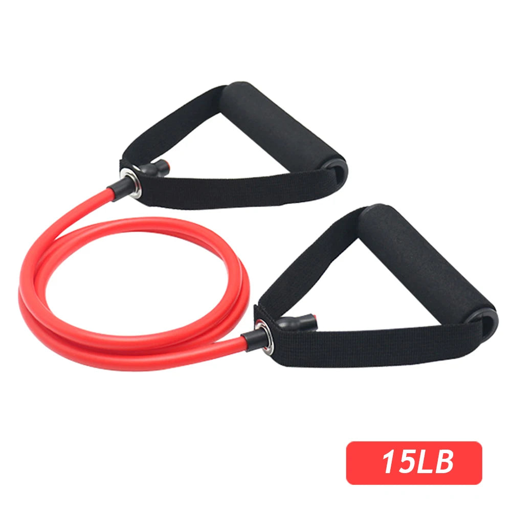 1.2M Yoga Pull Rope TPE Fitness Training Resistance Bands Fitness Gum Elastic Rubber Expander Workout Exercise Equipment Band