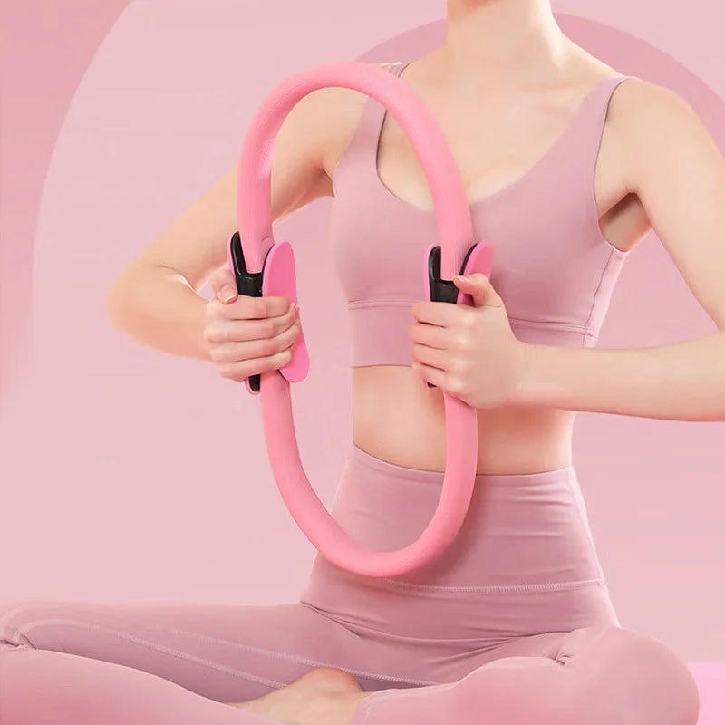 Yoga Fitness Pilates Ring Yoga Ring Open Back Ring Magic Ring Pelvic Floor Muscle Training Yoga Supplies Pilates Ring